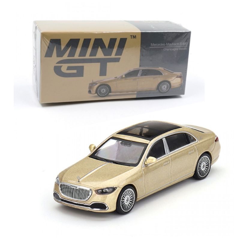 Mini GT Mercedes Maybach S 680 Champan Metallic | Shopee Philippines