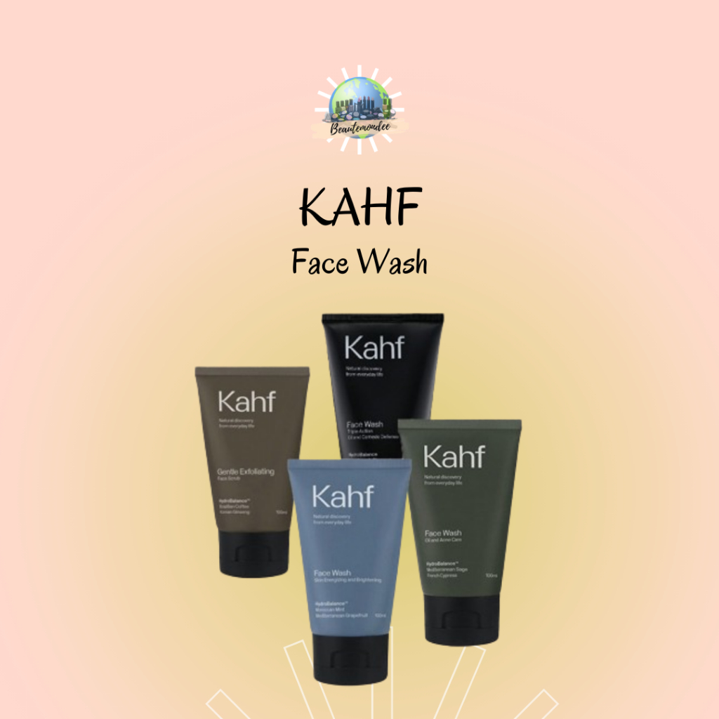 Kahf Face Wash Oil and Acne 100ml/Energizing and Brightening 100ml/Kahf