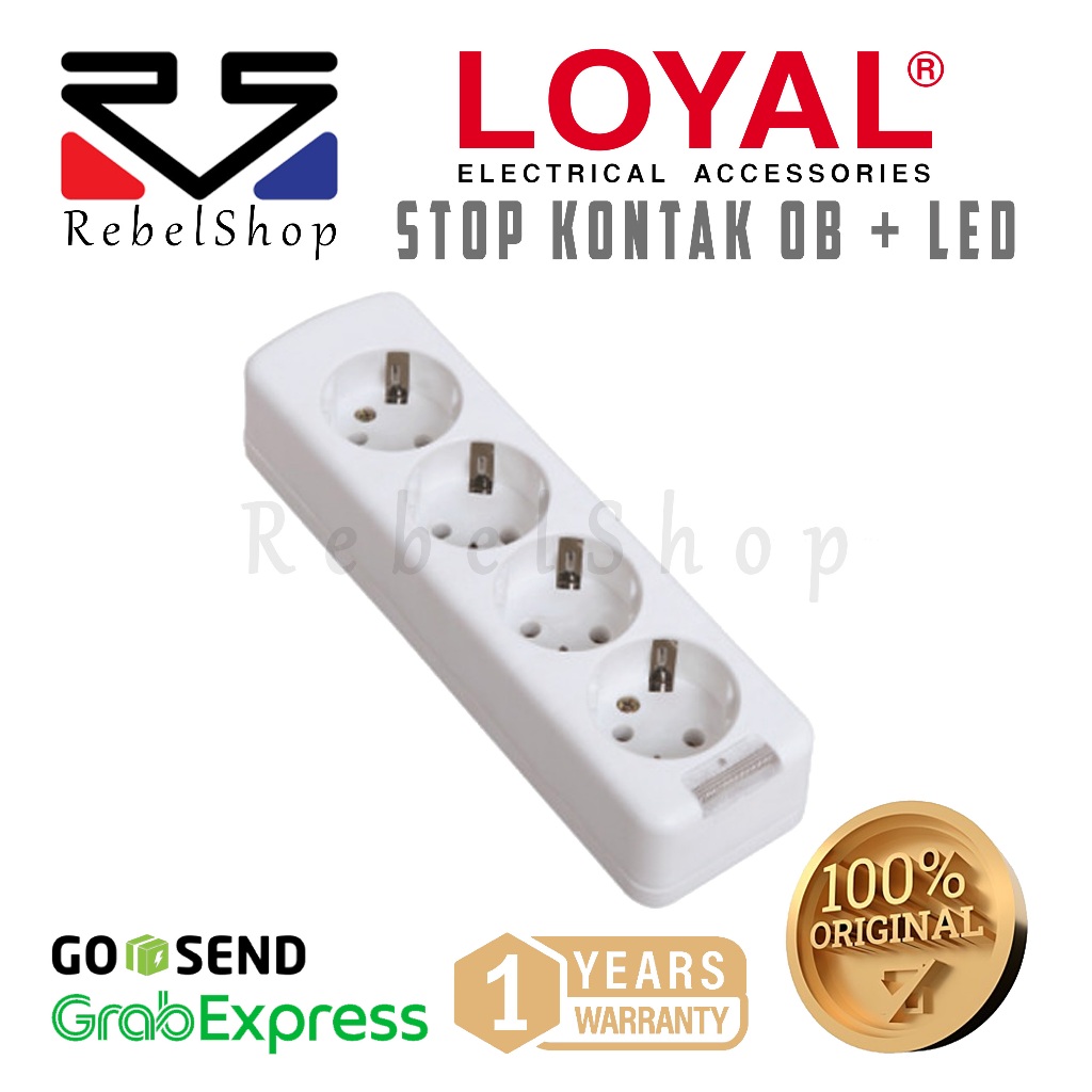 Loyal 4-Pin Grounded Socket Outbow OB LED Multi Outlet - LY-904L ...