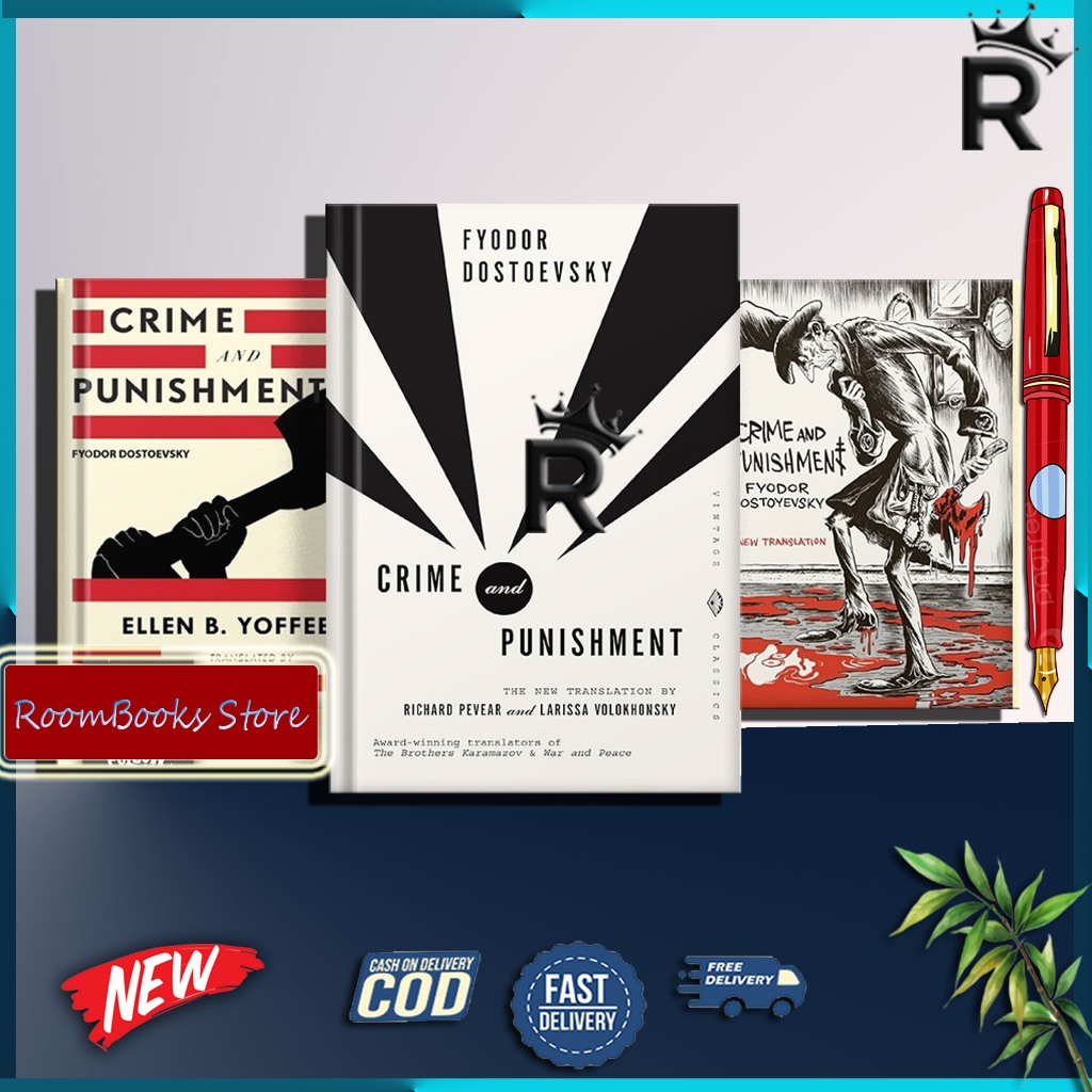Crime and Punishment by Fyodor Dostoevsky (English Version) | Shopee ...