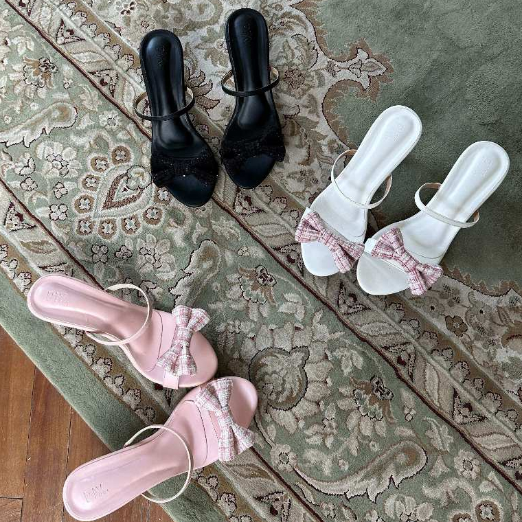 Pixfootwear Isla Heel - Women's Ribbon Heels | Shopee Philippines