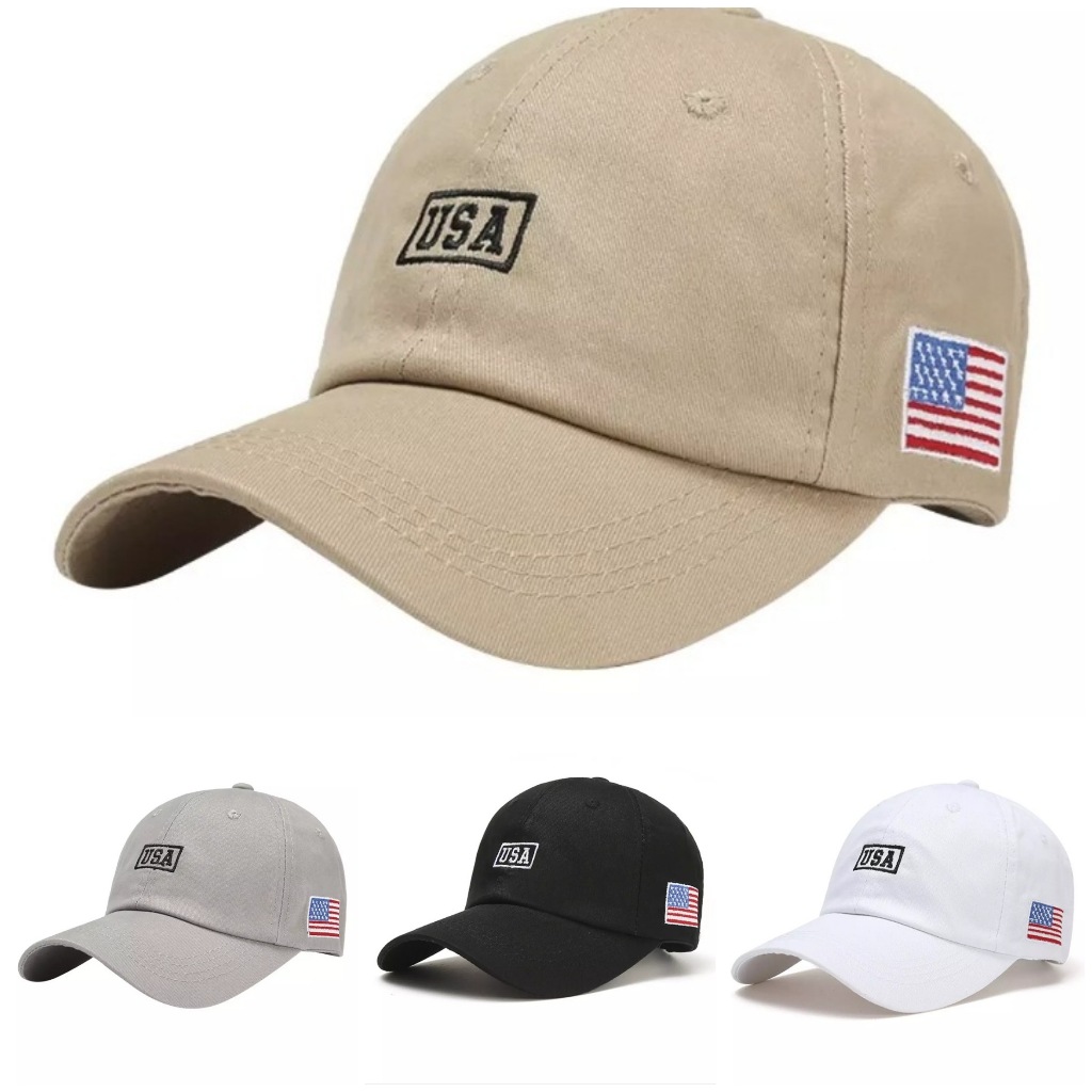 Excellentshop755 - Baseball Cap Embroidery Usa Flag America 2024 Hat ...