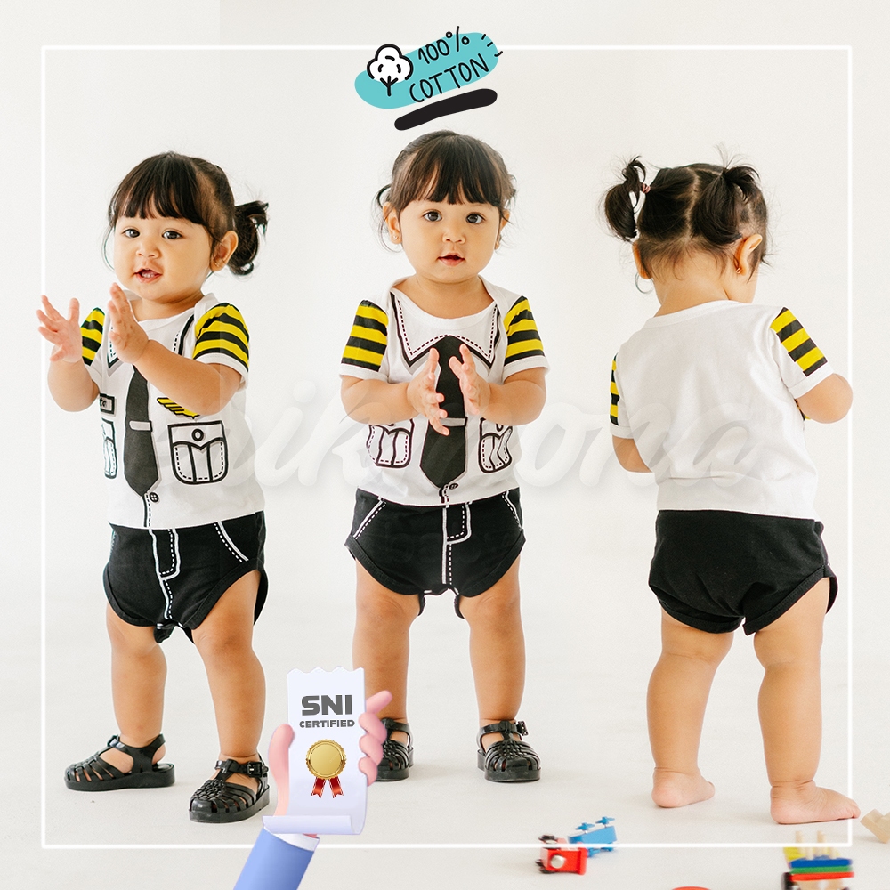 Ermon Baby - Baby Boy Girl Pilot Aviator Jumper Boy Girl Funny ...