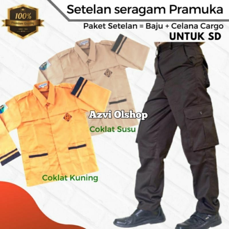 SD/MI Alert Scout School Uniform Complete Set with Long Sleeves and ...