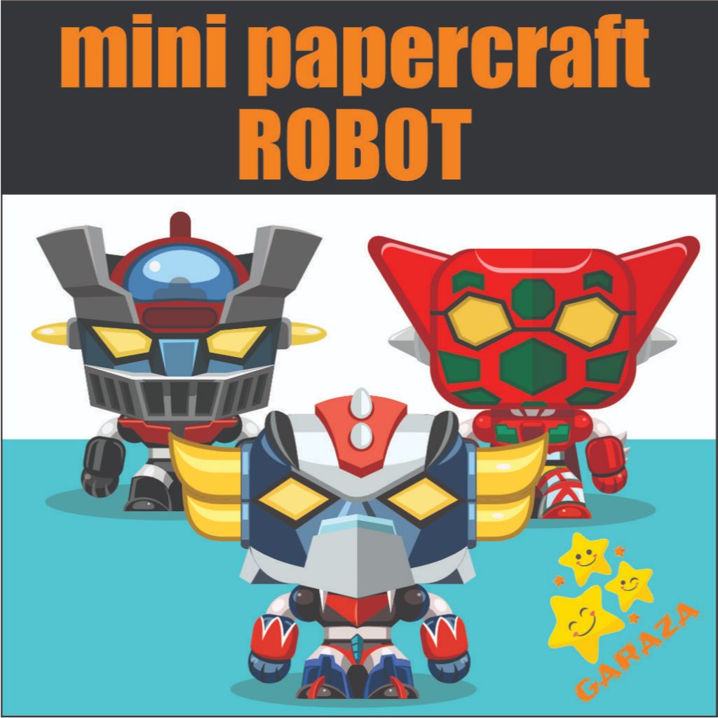 Mini PAPERCRAFT Edition ROBOT Children's Educational Toys | Shopee ...