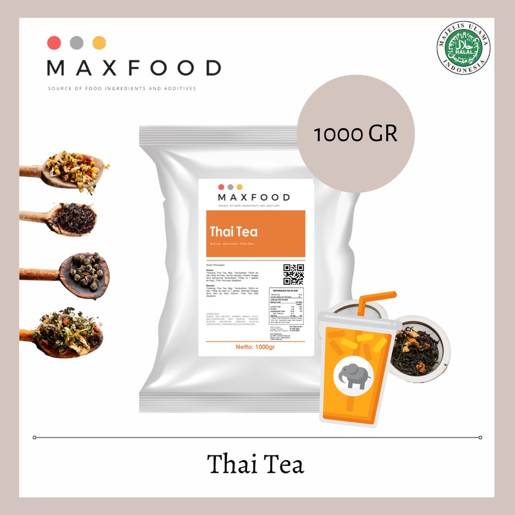 1kg Thai Tea Powder Drink/Thai Tea Drink Powder/Thai Tea Premix/Thai ...