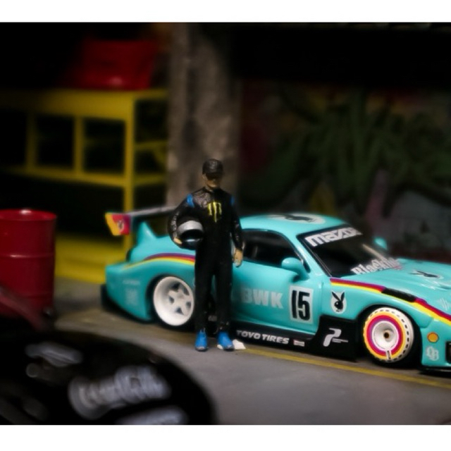 Figure 1/64 man racer Monster energy High premium details | Shopee ...