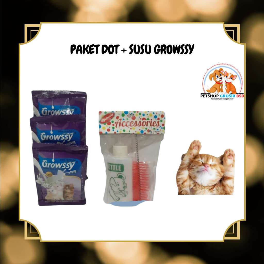 Pacifier Package+Growssy Milk For Baby Cat Pacifier 1+milk 3pcs For