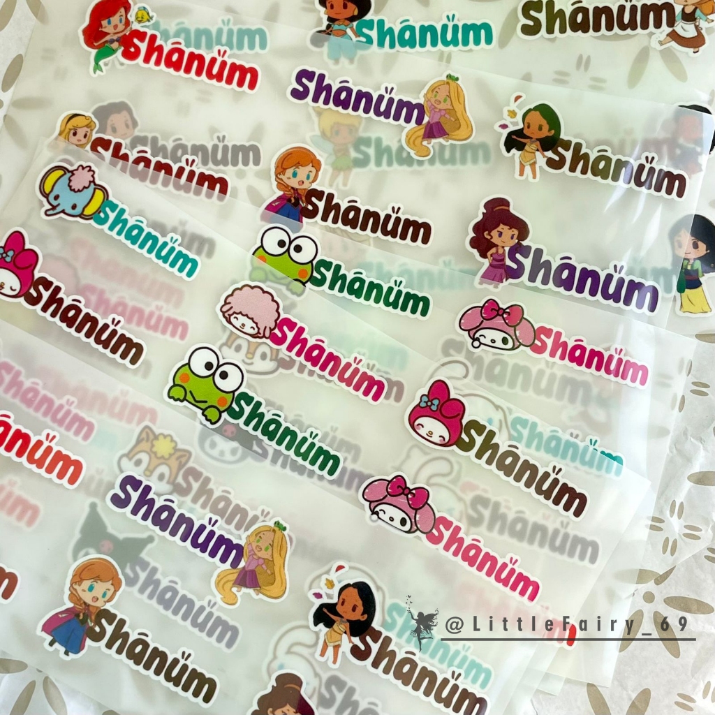 Fabric Label Sticker/Fabric Ironing Sticker/Fabric Label/Custom DTF