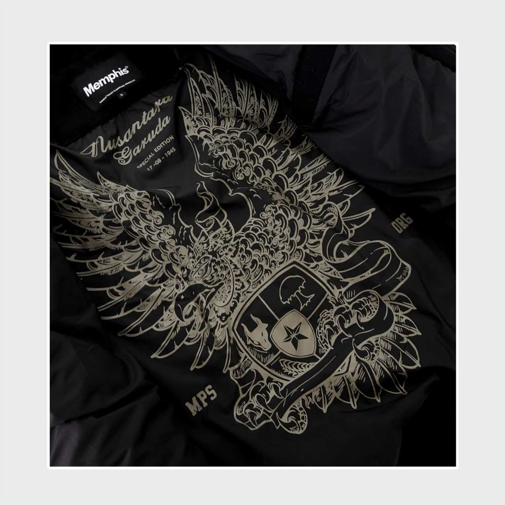 VARSITY JACKET - GARUDA BLACK [limited edition] | Shopee Philippines