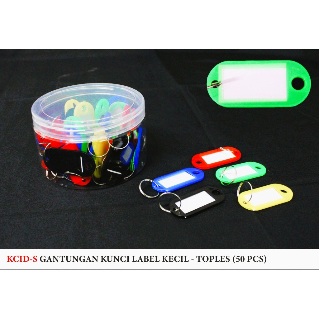 GANTUNGAN Key ring / Single Side Label Key chain (1 box contains 50 pcs ...
