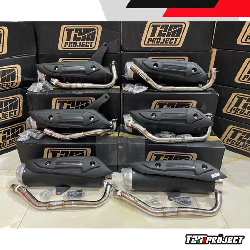 Tzm Project Racing Exhaust Vario 125 150 NMAX AEROX PCX 150 Custom Fi ...