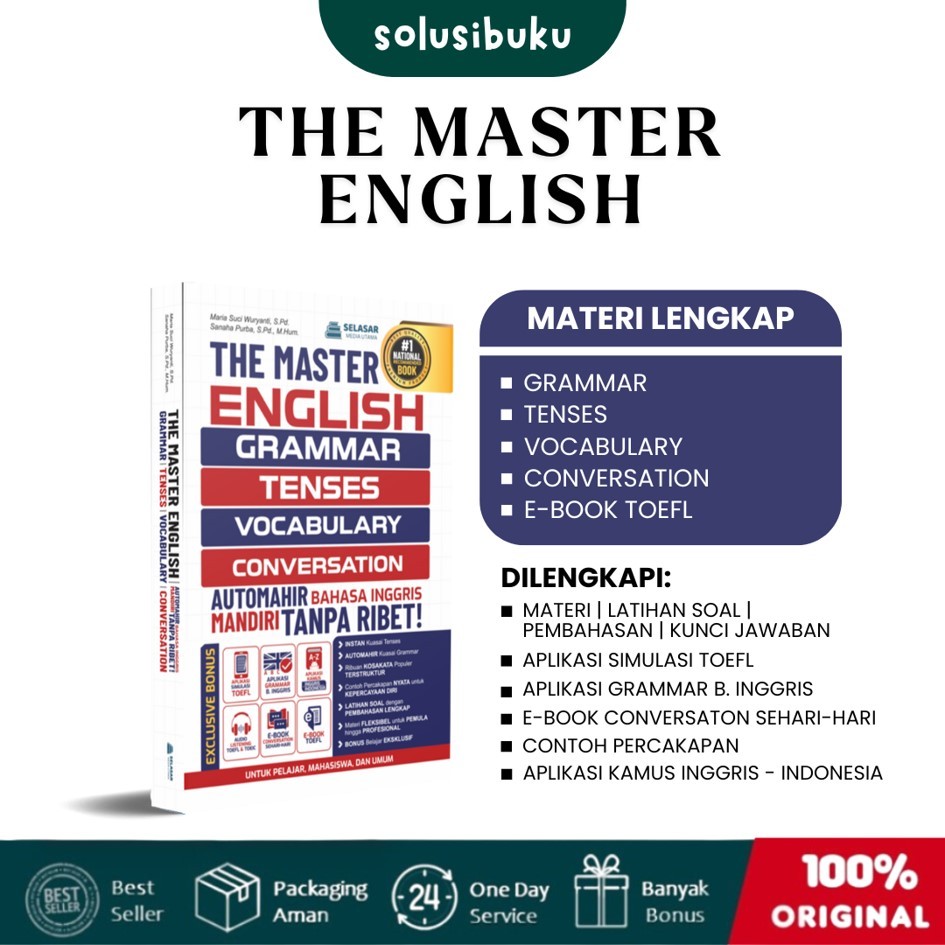 The Master English Grammar Book (Basic Media Utama) | Shopee Philippines