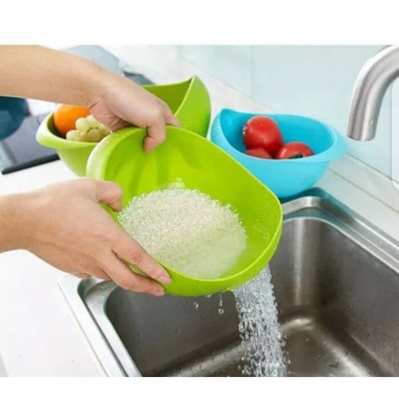 Rice WASHER BASKOM/fruit | Shopee Philippines