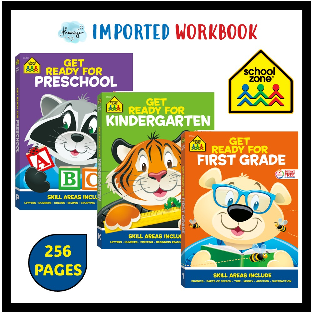 School Zone Big Preschool Kindergarten Workbook Shopee Philippines