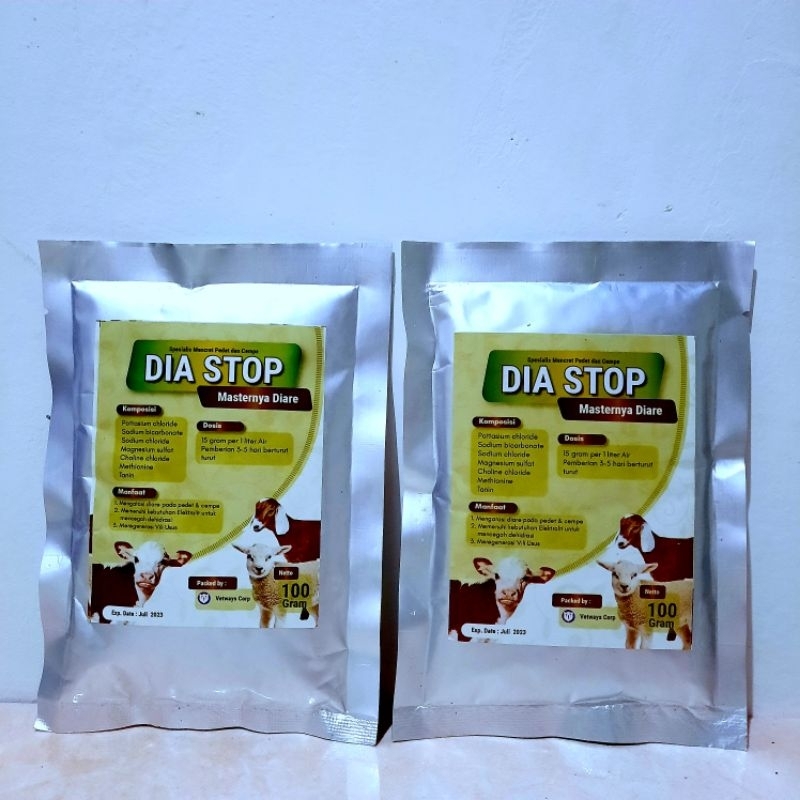 Dia Stop 100g Diarrhea Medicine For Goat And Cow Cattle Shopee