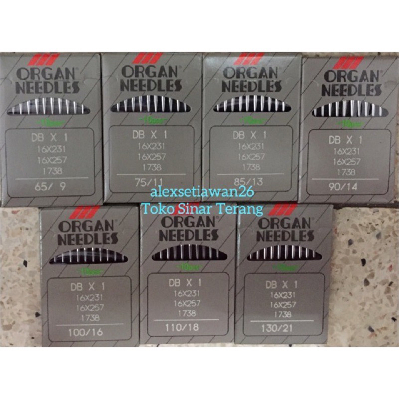 MESIN Sewing Needle DB x 1 ORGAN Sewing Machine high speed juki Machine