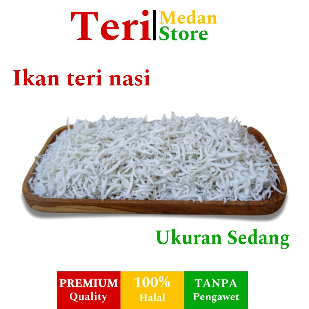 Genuine dried medan rice anchovies, medium size, super premium quality ...