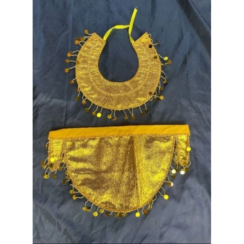 A set Of Yellow Dance rampek For Children And Adults | Shopee Philippines