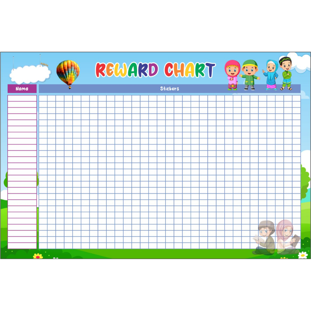 Free Custom Reward Chart Banners Free Design | Shopee Philippines
