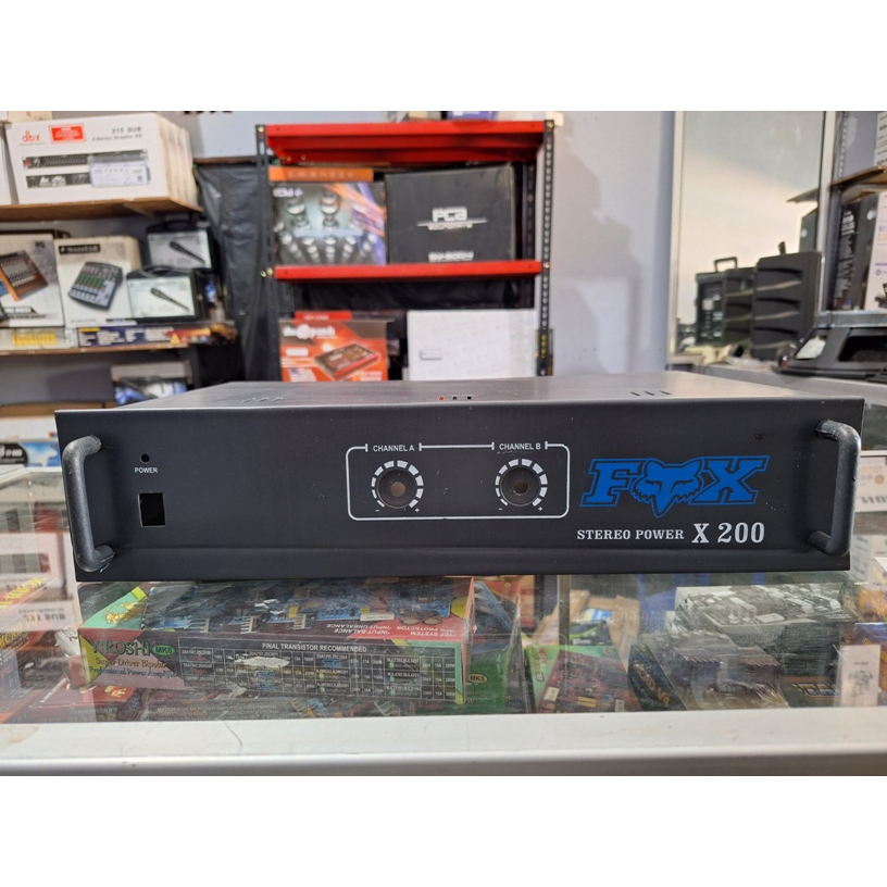Fox X200 SOUND SYSTEM AMPLIFIER POWER BOX iron plate | Shopee Philippines
