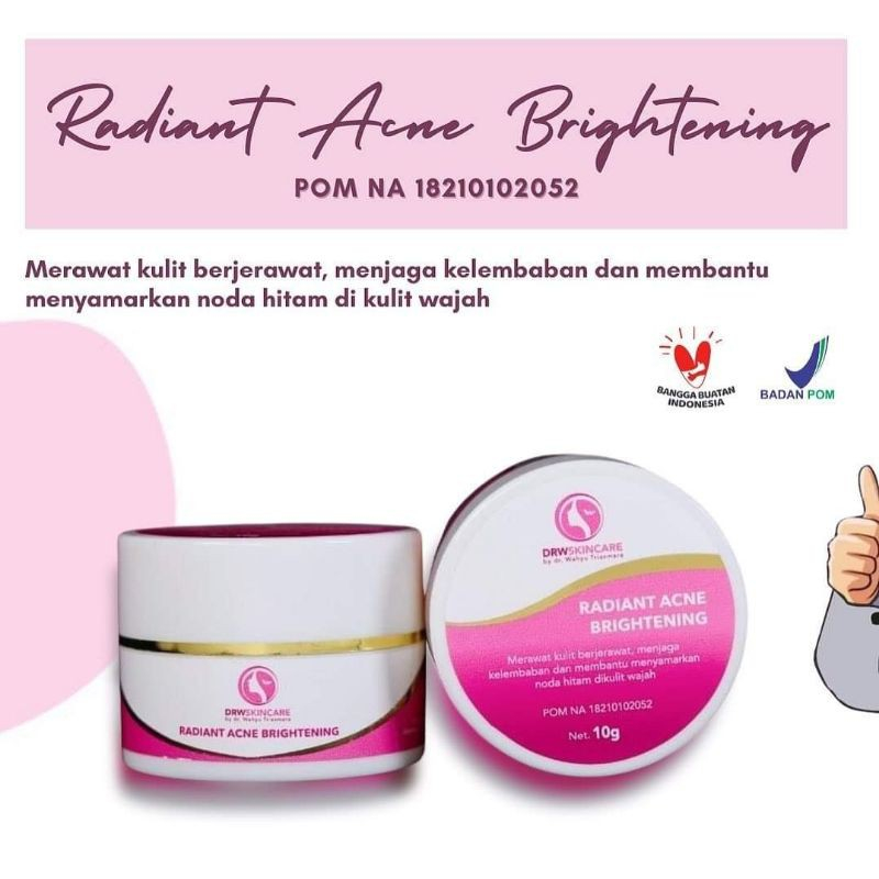 HITAM Drw Skincare Package Radian Brightening Skincare For Black Spots