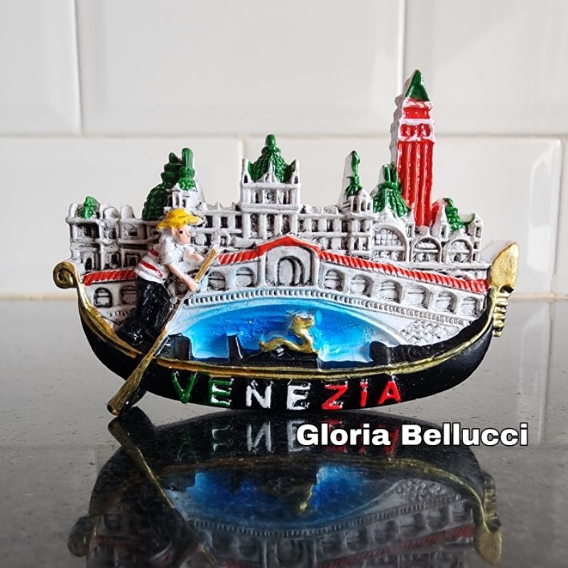 3D Venice Italy Refrigerator Magnet - Handmade Resin Travel Souvenir For Fridge Decor