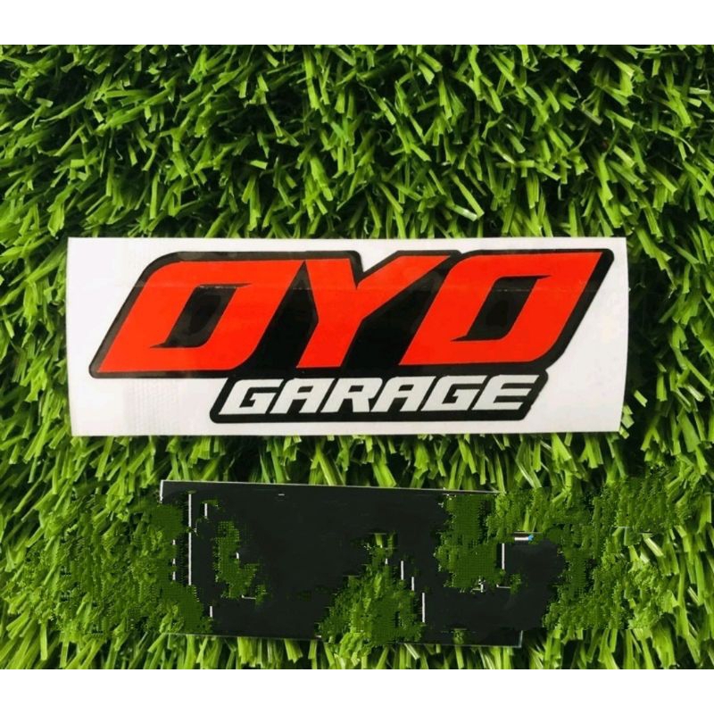 Sticker OYO Garage Viral Sticker Cutting | Shopee Philippines