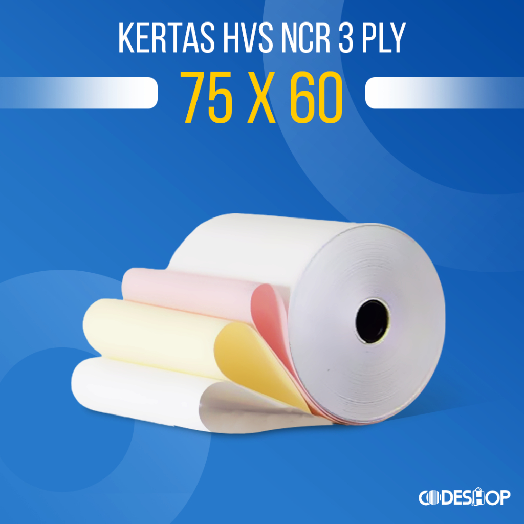 Ncr Paper Size 75x60mm (3Ply) Dot Matrix Printer Receipt 75x60mm ...