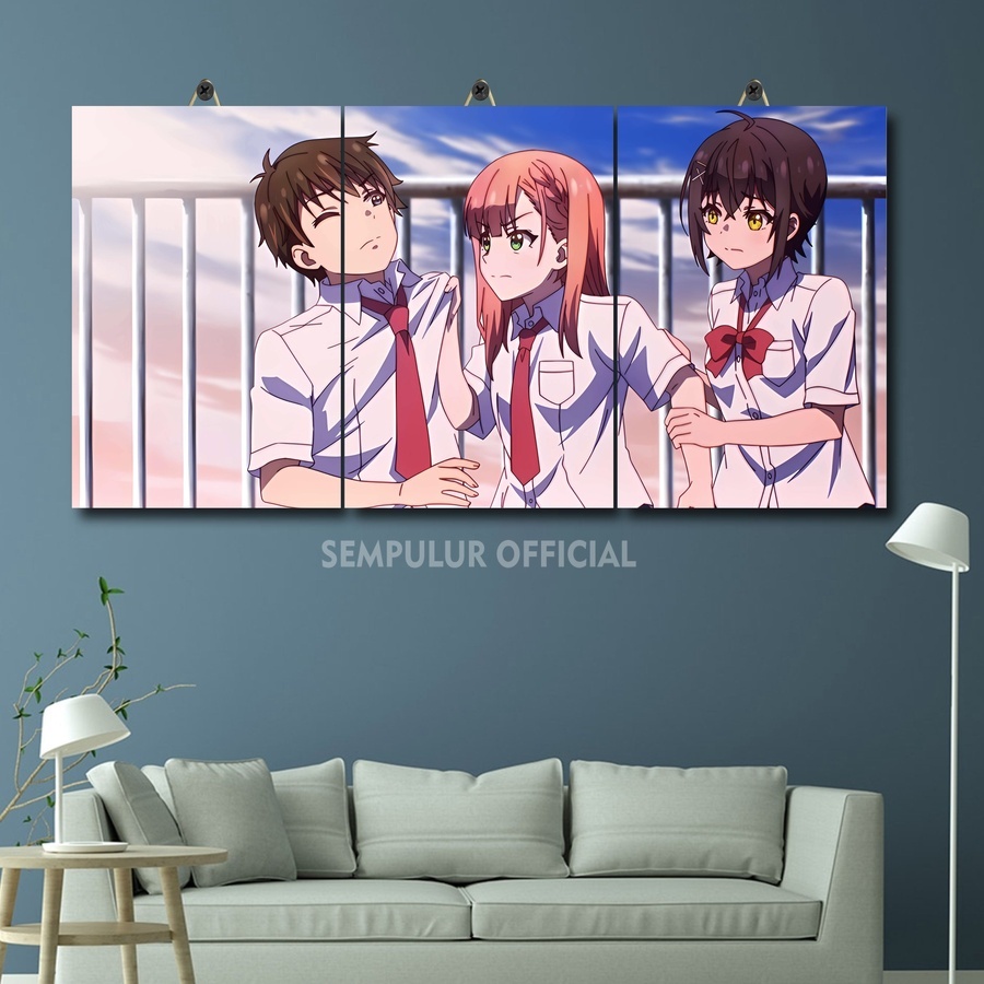 HIASAN DINDING Wall Display Waifu Anime The Dreaming Boy Is A Realist ...