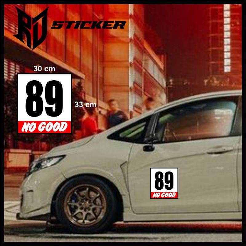 Jdm sticker no good 89 super glossy | Shopee Philippines