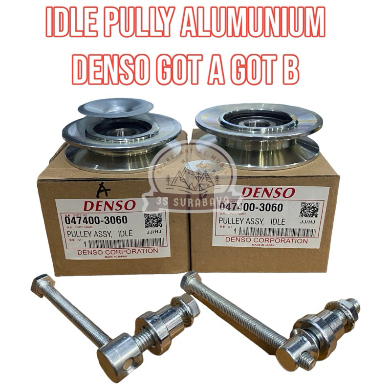 Idle Pully Denso Fanbelt Fasteners Aluminum Material Universal Fan Belt ...