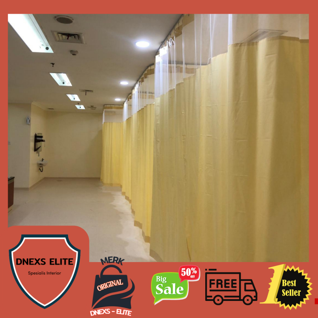 Lab Tested anti-Bacterial Hospital Curtains Have Been Proven | Shopee ...