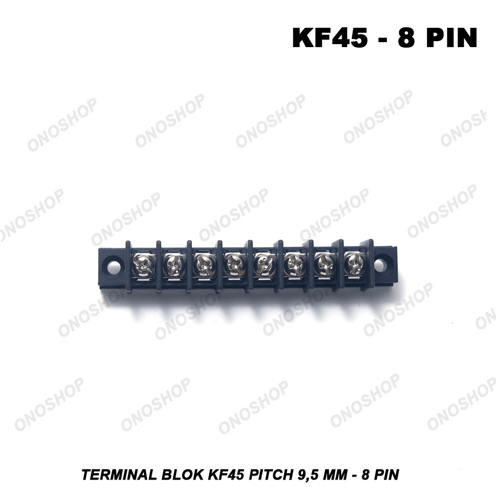 Terminal Block KF45 Pitch 9,5 mm PCB Black Block Terminal - 8 Pin ...