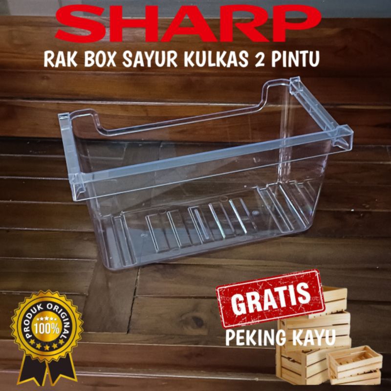 ORIGINAL SHARP 2-Door Refrigerator Vegetable and Fruit BOX Rack ...