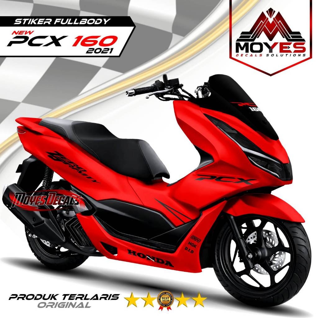 Newest Decal Sticker Variation Fullbody Honda PCX 160 Design Motiv ...