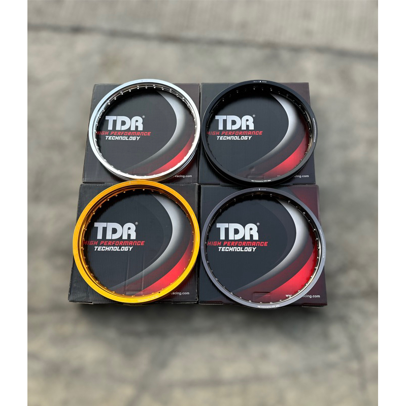HITAM Tdr Rims Black 140 160 185 RING 17 Yellow GOLD SILVER Gray ...