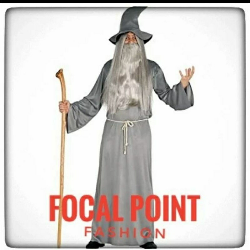Double wizard costume magician lord of the ring halloween costume ...