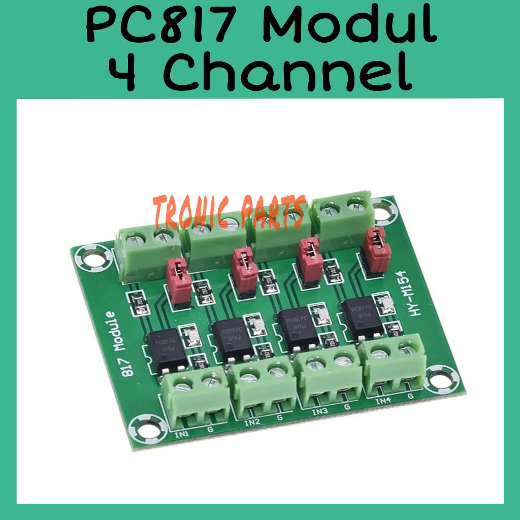 Pc817 4 Channel Optocoupler Insulation Board 4 CH Opto Module | Shopee ...