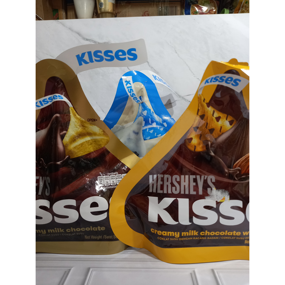 Hersheys KISSES Chocolate 3 Variants Of Medium PACK Flavor | Shopee ...