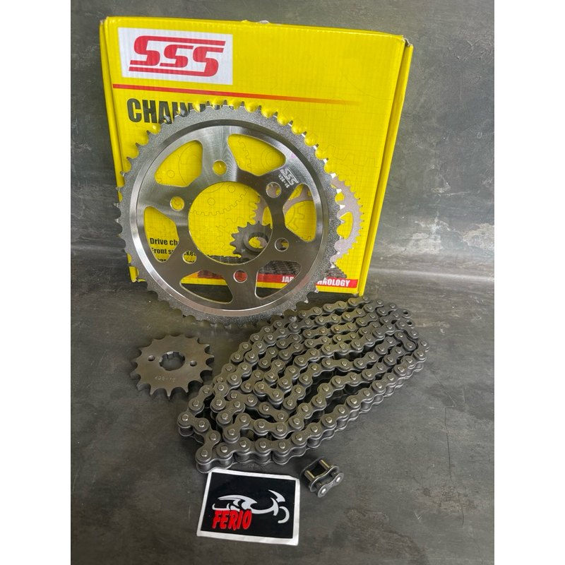 Gear Set SSS R15 V3 Cb150R K45 K46 Hole 6 Latest SSS original | Shopee ...