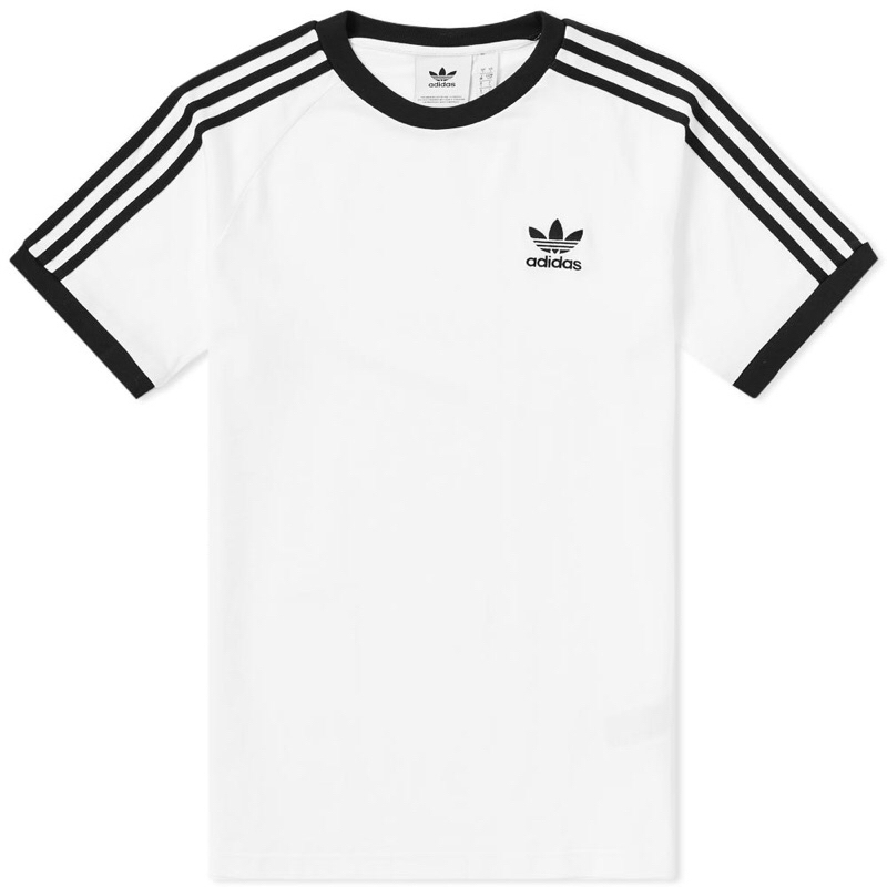 Adidas Ringer Retro California Green/White T-Shirt | Shopee Philippines