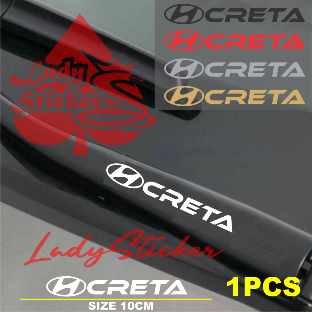 Creta cutting car water gutter wiper variation Sticker, hyundai creta ...