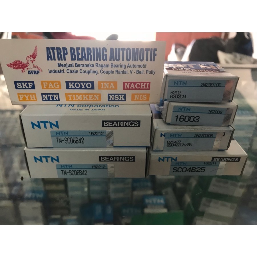 Honda TIGER Axle Crucket BEARING Complete SET NTN ORIGINAL Shopee