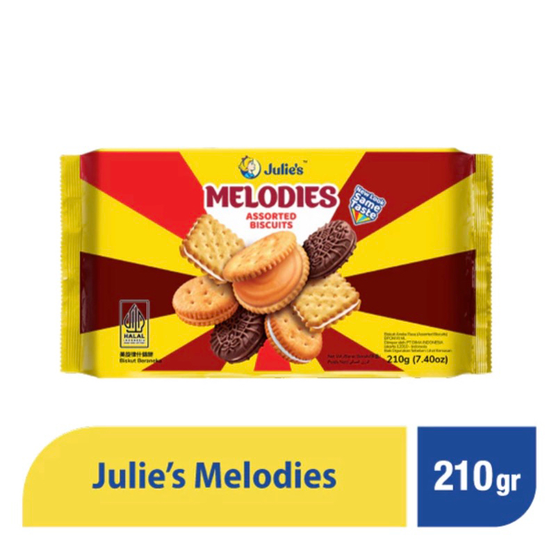 Julies Biscuits 5 Flavors/ julie's peanut Butter/ Lemond Lemon/ Butter