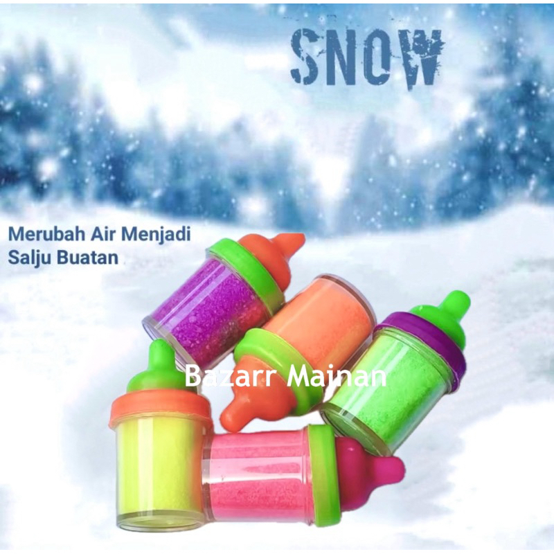 (10PCS) DIY MAGIC SNOW SAND TOYS IN DOT SHAPE MAGIC SAND/S JELLY/S Snow ...