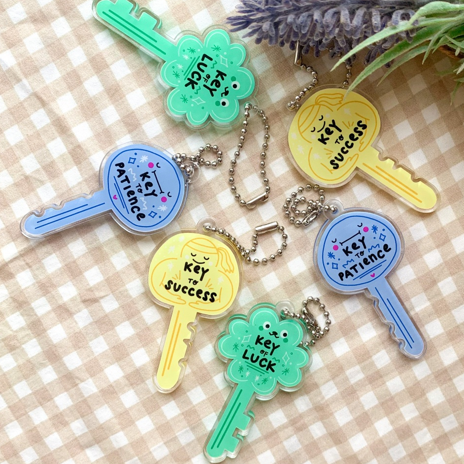 GANTUNGAN Acrylic Keychain by Little Thoughts | Cute Keychains | Shopee ...