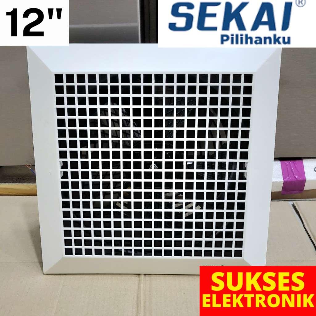 Sekai 12in 1way Exhaust Fan/Odor Suction Fan Kitchen Bathroom Blower