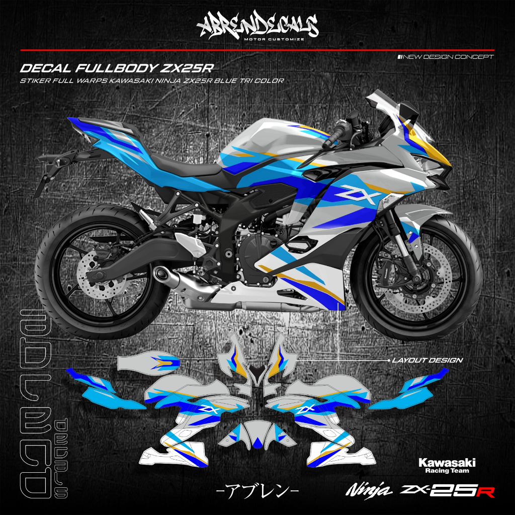 Ninja deals zx25r blue