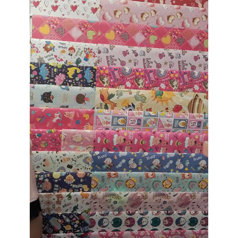 Gift Paper for Packing Packages (Not Selling Gift Paper Only) | Shopee ...